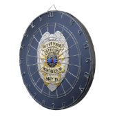 Jeu De Fléchettes Ligne bleue mince (Devant droit)