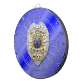 Jeu De Fléchettes Ligne bleue mince (Devant droit)