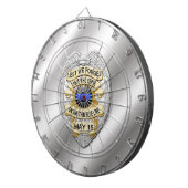 Jeu De Fléchettes Ligne bleue mince (Devant droit)