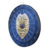 Jeu De Fléchettes Ligne bleue mince (Devant droit)