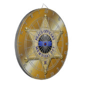 Jeu De Fléchettes Ligne bleue mince (Devant gauche)