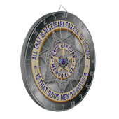 Jeu De Fléchettes Ligne bleue mince (Devant gauche)