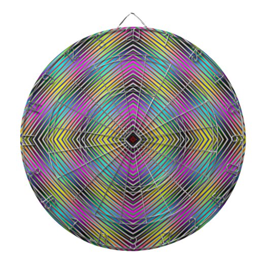 Jeu De Fléchettes Lignes de diamant Tableau noir (Devant)