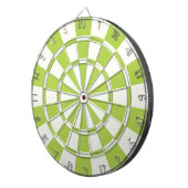 Jeu De Fléchettes Lime Vert Et Blanc (Devant droit)