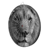 Jeu De Fléchettes Lion noir et blanc (Devant droit)