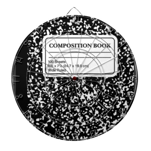 Jeu De Fléchettes Livre de composition (Devant)