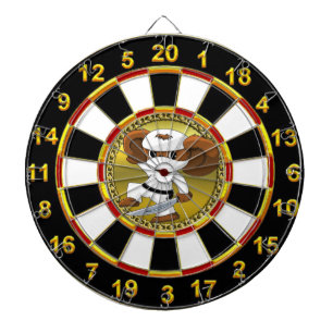 Jeu De Fléchettes L'or et l'aluminium noir Cheburashka soutiennent