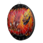 Jeu De Fléchettes Louvre rouge dragon (Devant droit)