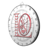 Jeu De Fléchettes Love Letters With Hearts par Shirley Taylor (Devant droit)