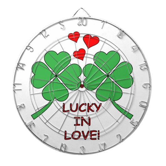 Jeu De Fléchettes Lucky In Love Hearts Clover (Devant)