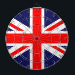 Jeu De Fléchettes L'Union Jack classique<br><div class="desc">Le drapeau de l'Union, ou Union Jack, est le drapeau national du Royaume-Uni. Il est ainsi appelé parce qu'il combine les croix des trois pays unis sous un seul Souverain - les royaumes d'Angleterre et du Pays de Galles, d'Écosse et d'Irlande (bien que depuis 1921 seule l'Irlande du Nord a...</div>