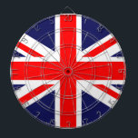 Jeu De Fléchettes L'Union Jack classique<br><div class="desc">Le drapeau de l'Union, ou Union Jack, est le drapeau national du Royaume-Uni. Il est ainsi appelé parce qu'il combine les croix des trois pays unis sous un seul Souverain - les royaumes d'Angleterre et du Pays de Galles, d'Écosse et d'Irlande (bien que depuis 1921 seule l'Irlande du Nord a...</div>