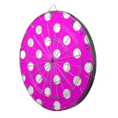 Jeu De Fléchettes Magenta pois #FF00DC (Devant droit)