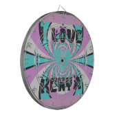 Jeu De Fléchettes Magical Kenya : J'AIME LE KENYA (Devant gauche)