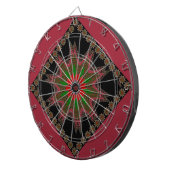 Jeu De Fléchettes Magnifique Motif Culturel Kenya Géométrique (Devant droit)