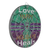 Jeu De Fléchettes Magnifique rustique fissuré boue amour guérit art (Devant gauche)