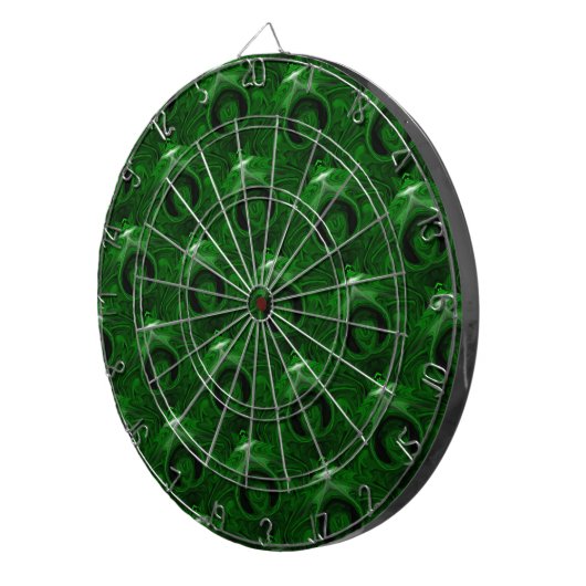 Jeu De Fléchettes malachite vert texture (Devant droit)