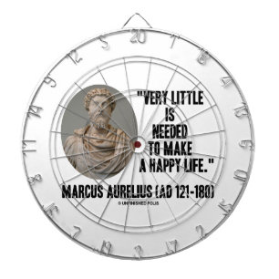 Jeu De Fléchettes Marcus Aurelius peu est nécessaire font la vie