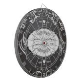 Jeu De Fléchettes Mariages de typographie sur tableau noir (Devant gauche)