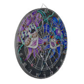 Jeu De Fléchettes Masques Jester Comédie/Tragédie (Devant gauche)