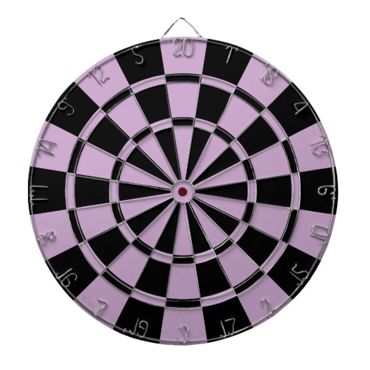 Jeu De Fléchettes Mauve-clair et noir (Devant)