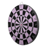 Jeu De Fléchettes Mauve-clair et noir (Devant droit)