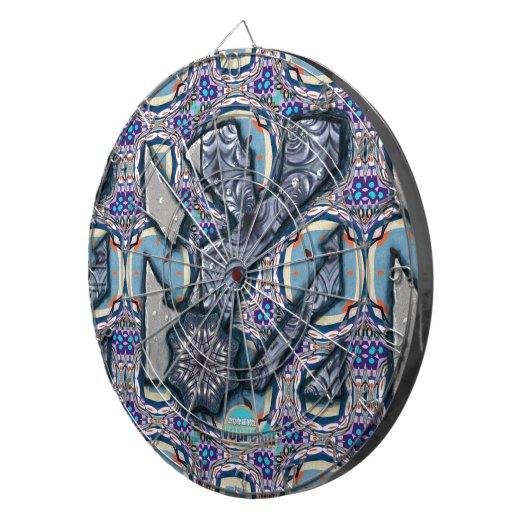 Jeu De Fléchettes Métal vivant no 2 (Devant droit)