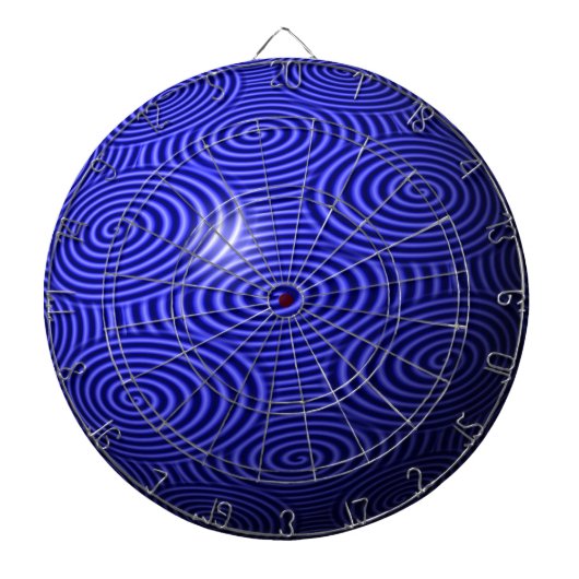 Jeu De Fléchettes Mince Ligne Bleue (Devant)