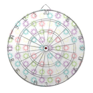 Jeu De Fléchettes Modèle floral coloré