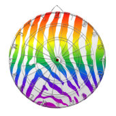 Jeu De Fléchettes Modèle Rainbow Zebra (Devant)