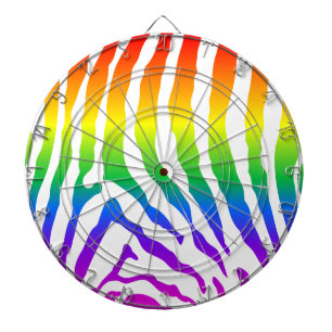 Jeu De Fléchettes Modèle Rainbow Zebra