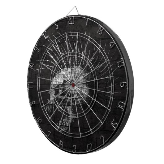 Jeu De Fléchettes Mohawk de crâne (Devant droit)