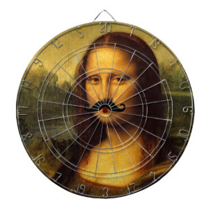 Jeu De Fléchettes Mona Lisa Avec Moustache