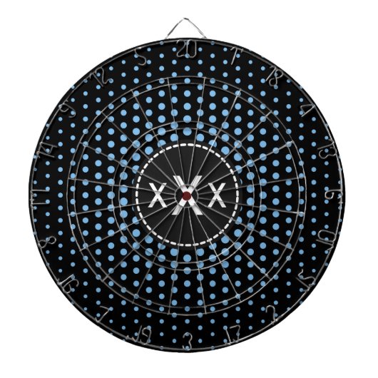 Jeu De Fléchettes Monogram Aero Techno Dots Modernes (Devant)