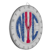 Jeu De Fléchettes monogramme de New York (Devant gauche)