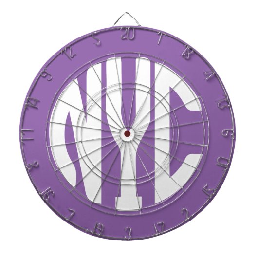 Jeu De Fléchettes monogramme de New York (Devant)