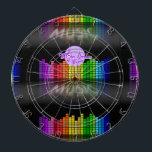 Jeu De Fléchettes MoonDreams Music Equalizer Metal Cage Darboard<br><div class="desc">Cool Metal Cage Dartboard,  Turquoise Avec notre MoonDreams Music Equalizer Design - Idéal pour une salle Rec ou une salle de musique!</div>