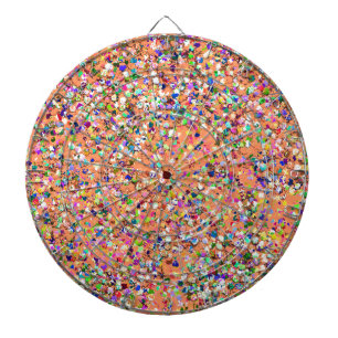 Jeu De Fléchettes Mosaïque multicolore Parties scintillant moderne 