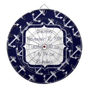 Jeu De Fléchettes Motif d'ancre de marine nautique