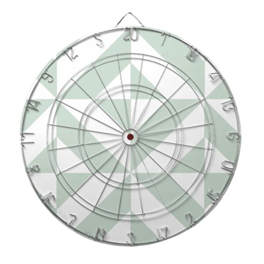 Jeu De Fléchettes Motif de cube géométrique cool Mint (Devant)