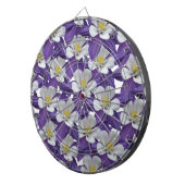 Jeu De Fléchettes Motif de fleurs Columbine (Devant droit)