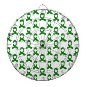 Jeu De Fléchettes Motif de ruban vert (Devant)