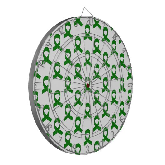 Jeu De Fléchettes Motif de ruban vert (Devant gauche)