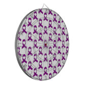 Jeu De Fléchettes Motif de ruban violet (Devant gauche)
