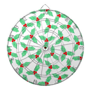 Jeu De Fléchettes Motif des baies sèches de Noël