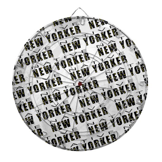 Jeu De Fléchettes Motif natif du New Yorker (Devant)