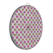 Jeu De Fléchettes motif pois Brown et rose (Devant gauche)