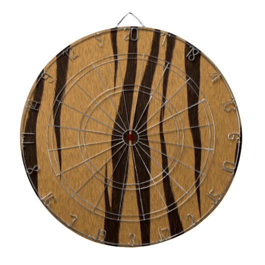Jeu De Fléchettes Motif Rayures de Tigre (Devant)