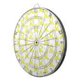 Jeu De Fléchettes Motif Ruban Jaune (Devant droit)