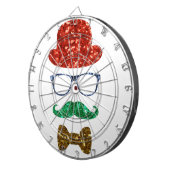 Jeu De Fléchettes moustache hipster de noël (Devant droit)